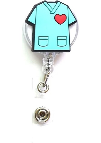 Mavi Stil Sevimli Tıbbi Malzemeler Stil Hemşire ve Doktor Için Geri Çekilebilir Rozet Makarası Kart Sahibinin Ofis ve Hastane Malzemeleri Erkek ve Kız Isim Kartı (Yurt Dışından) fiyatları