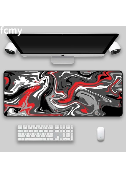 21X26CM Stili Büyük Oyun Mousepad Sanat Strata Sıvı Mouse Pad Bilgisayar Fare Mat Gamer Dikiş Sümen Xxl Pc Klavye Fare Halı (Yurt Dışından) fırsatları