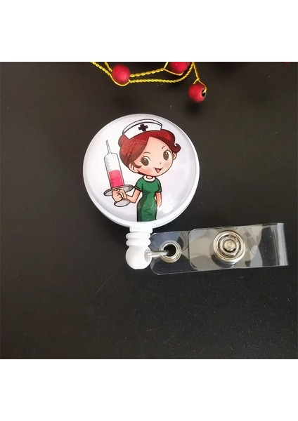 No.3 Tarzı 2021 Yeni Varış 1 Parça En Li Geri Çekilebilir Hemşire Rozet Tutucu Makara Doktor Adı Kımlık Kartı Tutucu Sergi Çalışma Kartı Tutucu (Yurt Dışından) indirimleri