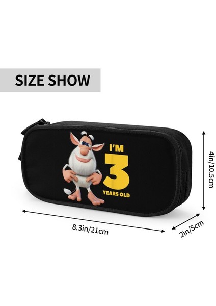 No.12 Tarzı Boobas Im 3 Yaşında Sevimli Kalem Kutusu Erkek Kız Büyük Kapasiteli Karikatür Animasyonlu Kalem Çantası Öğrencileri Kırtasiye (Yurt Dışından) indirimleri