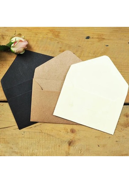 Beyaz Stil Lot Siyah Beyaz Craft Kağıt Zarflar Kart Scrapbooking Hediye Için Vintage Avrupa Tarzı Zarf (Yurt Dışından) fiyatları