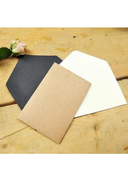 Beyaz Stil Lot Siyah Beyaz Craft Kağıt Zarflar Kart Scrapbooking Hediye Için Vintage Avrupa Tarzı Zarf (Yurt Dışından) modelleri
