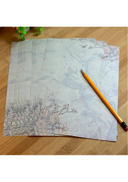 J-8 Sayfa Stili Avrupa Ülke Tarzı Mektup Pedleri Vintage Mesaj Yazma Kağıdı Zarf Mektup Kağıdı Okul Kırtasiye Noel Tedarik (Yurt Dışından) fiyatları