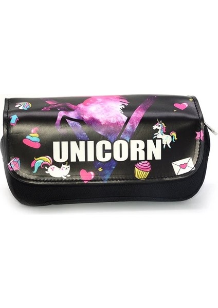 No.10 Stili Kalem Kutusu Unicorn Kawaii Kırtasiye Kalem Kutusu Trousse Scolaire Astuccio Büyük Kapasiteli Kalem Çantası Estuche Lapices Kalem Çantası (Yurt Dışından)