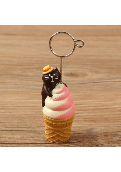 C-05 Tarzı Sevimli Karikatür Domuz Panda Kedi Kurbağa Şekli Fotoğraf Standı Memo Klip Kart Sahibinin Mesaj Not Tutucu Ofis Okul Ev Masası Süslemeleri (Yurt Dışından)