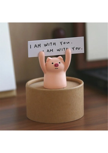 C-05 Tarzı Sevimli Karikatür Domuz Panda Kedi Kurbağa Şekli Fotoğraf Standı Memo Klip Kart Sahibinin Mesaj Not Tutucu Ofis Okul Ev Masası Süslemeleri (Yurt Dışından) modelleri