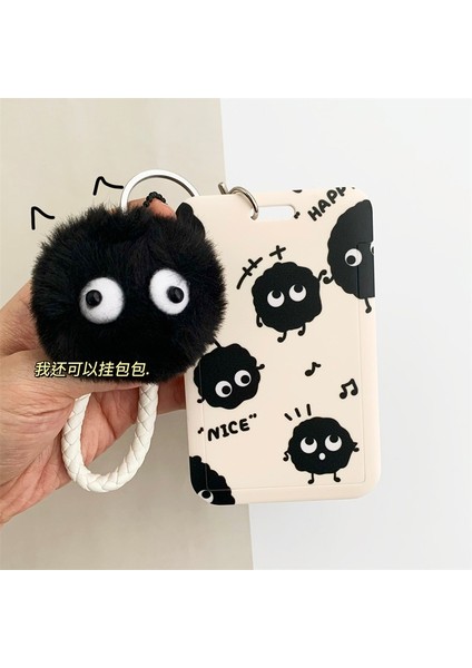 C Tarzı Sevimli Karikatür Briket Kart Sahipleri Öğrenci Personel Yemek Kartı Taşıma Kartı Kımlık Kartı Organizatör Okul Ofis Malzemeleri (Yurt Dışından) fiyatları