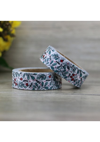 B188 Stili 1 Rulo Sevimli Lotkawaii Çiçek Gıda Hayvanlar Dekoratif Washi Bant Dıy Scrapbooking Maskeleme Bandı Okul Ofis Tedarik (Yurt Dışından) modelleri