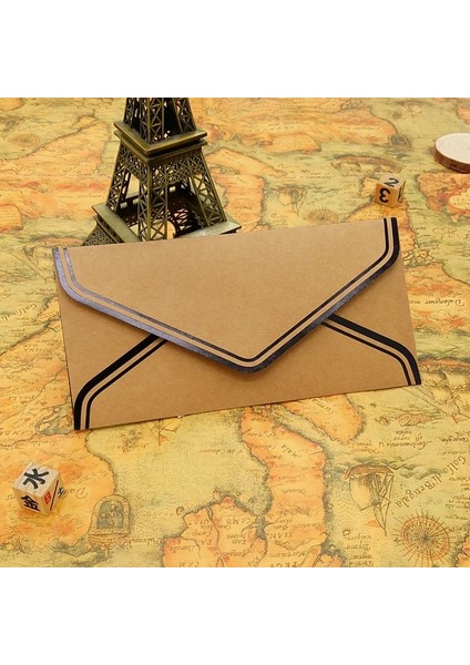 22X11CM Kraft Kağıt Stili Lot Vintage Altın Boş Kraft Kağıt Zarflar Düğün Davetiyesi Zarf Tebrik Kartları Hediye Zarf 17.5*12.5 cm (Yurt Dışından)