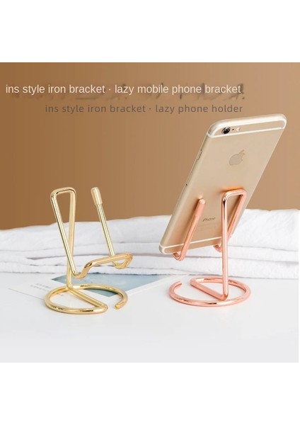 Göz Kamaştırıcı Stil 1 Adet Kartvizit Tutucu Cep Telefonu Standı Masa Için Sevimli Metal Ekran Tutucu Ofis Masaüstü Kartvizit Tutucu Erkekler Kadınlar Için (Yurt Dışından)