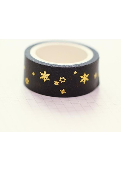 C Stili Ack Black Moon Stars Washi Kağıt Maskeleme Bantları 1.5cm x 5m Diy Scrapbooking Kalp Çıkartmaları Hediye Paketleme Etiketi (Yurt Dışından) fiyatları