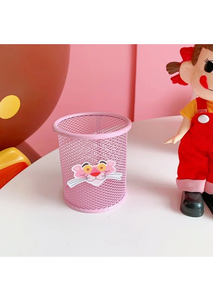 Sarı Stil Kawak Pik Demir Kalemlik Ofis Organizatör Kozmetik Makyaj Fırçaları Aracı Bardak Tutucu Kılıf Kalem Konteyner Ofis Malzemeleri (Yurt Dışından)