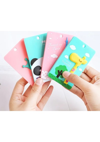 Panda Tarzı Pvc Yaka Kartı ve Aksesuarları Kimlik Kartı Sahibi Kredi Kartı Otobüs Kartı Çantası Karikatür Panda Totoro Kırtasiye (Yurt Dışından) modelleri