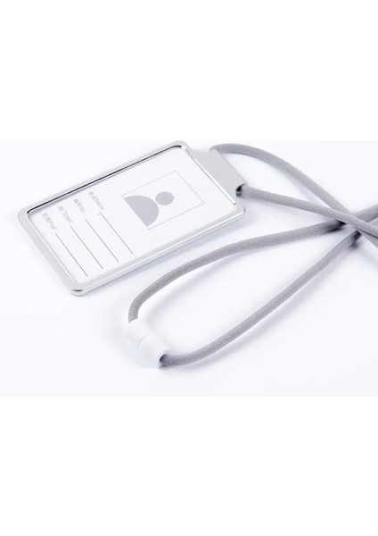 Şerit Kırmızı Stil Alüminyum Alaşımlı Dikey Isim Etiketi Rozet Sahipleri Kordon Ofis Şirket Malzemeleri ile Kimlik Kartı Sahipleri Iş Otobüsü Kart Sahibinin (Yurt Dışından) indirimleri