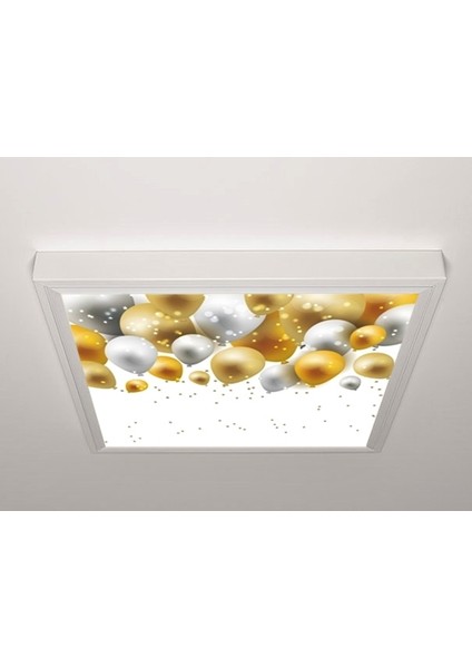 60X60 LED Panel Aydınlatma Armatür Avize Sıva Üstü Desenli Tekli 46511203SU