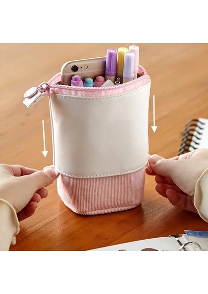 Kahve Tarzı Sevimli Ayakta Kalem Kutusu Kadife Pu Kumaş Streç Kalem Çantası Kalem Kutusu Kalem Çantası Okul Malzemeleri Kırtasiye Kalem Kutusu (Yurt Dışından) fiyatları
