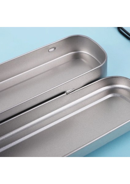 Demir Kalem Kutusu Taşınabilir Kalem Kutusu Öğrenci Kırtasiye Depolama Ofis Arzı (Yurt Dışından) fırsatları