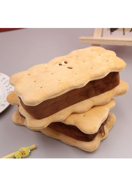 Diğer Stil Kalem Kutusu Bisküvi Şekli Peluş Kurabiye Kalem Çantası Basit Büyük Kapasiteli Sevimli Kurabiye Kırtasiye Kutusu Öğrenci Hediye Kalem Kutusu (Yurt Dışından) fiyatları