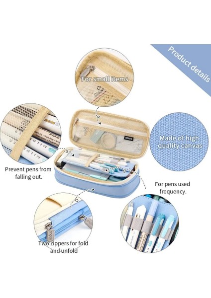 Turuncu Tarzı Kawaii Sevimli Öğrenciler Kalem Kutusu Renk Engelleme Sıkıştırma Kalem Çantası Yıkanabilir Çok Fonksiyonlu Kırtasiye Kutuları Ebedi Kalemler (Yurt Dışından) fiyatları