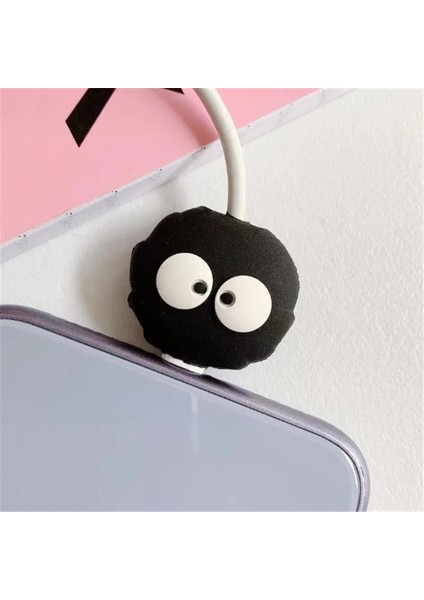 E Tarzı 2 Adet Kawaii Sevimli Karikatür Kablo Koruyucu Bite Organizatör Gıda USB Şarj Kulaklık Kablosu Buddy Cep Telefonu Dekor Tel Bisküvi (Yurt Dışından) fırsatları