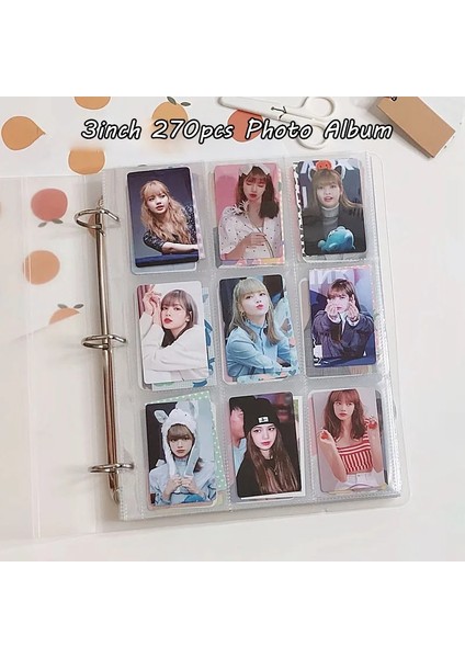 270 Cep Kitabı Stili Sharkbang Pvc 3 Inç Binder Fotoğraf Albümü Gevşek Yaprak Büyük Kapasiteli Ocket Kartları Tutucu A4 Şeffaf Kart Organizatör Kitap (Yurt Dışından) indirimleri