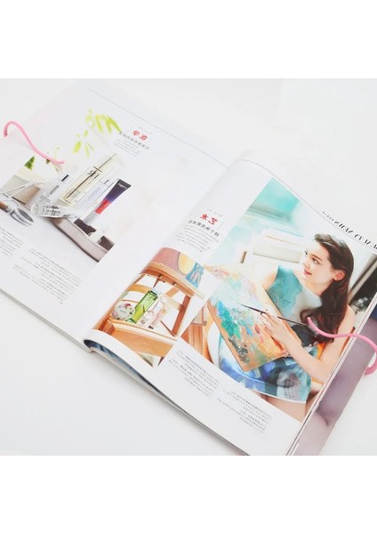 Mavi Stil Çok Fonksiyonlu Okuma Kitaplık Braketi Kitap Tutucu Katlanır Kitaplık Bookend Kitap Klipsi Okuma Ofisi Organizatör (Yurt Dışından) fırsatları