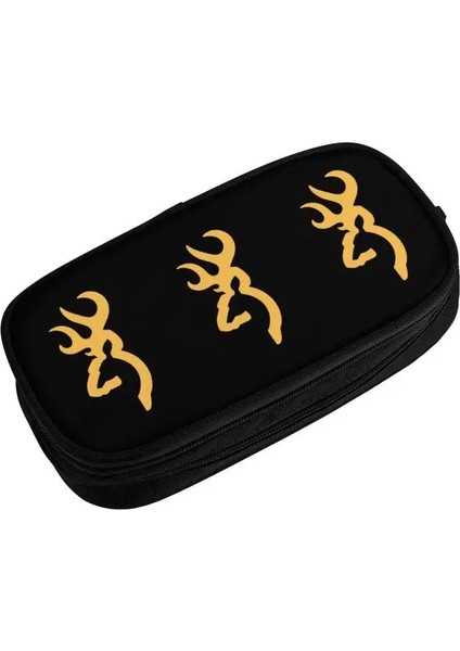 No.2 Tarzı Browning Logo Sevimli Kalem Kutusu Kız Erkek Büyük Kapasiteli Kalem Kılıfı Öğrenciler Kırtasiye (Yurt Dışından) fırsatları