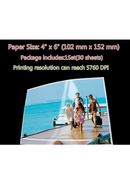 30 Adet 6 Inç 4r Stili 30 Yaprak Parlak 4r X6 Mürekkep Püskürtmeli Yazıcı Için Fotoğraf Kağıdı Kağıt Görüntüleme Malzemeleri Baskı Kağıdı Photograolor Kaplamalı (Yurt Dışından) fırsatları
