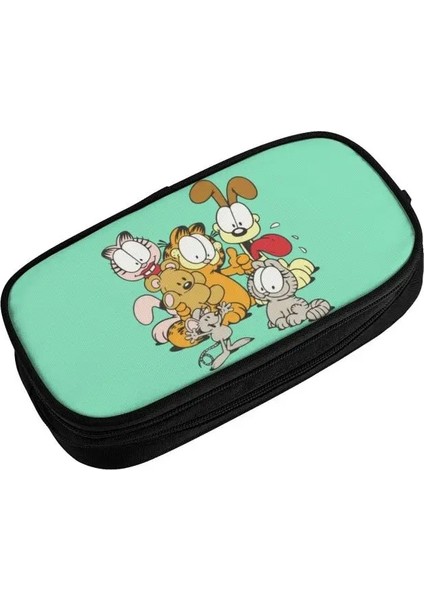 No.6 Stili Kawaii Garfields ve Arkadaşları Kalem Kutusu Boys Kızlar Için Özel Kedi Büyük Depolama Kalem Çantası Kutusu Kırtasiye (Yurt Dışından) fırsatları