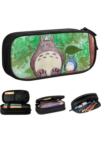 No.22 Tarzı Sevimli Komşu Totoro Çocuk Kalem Kutusu Kız Erkek Büyük Depolama Kalem Kılıfı Kırtasiye (Yurt Dışından) fiyatları
