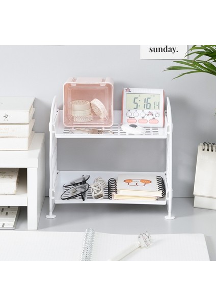 No.3 Tarzı Ins Masaüstü Saklama Kutusu Makyaj Kutusu Çift Katmanlı Depolama Rafı Masaüstü Depolama Rafı Masa Rafları Kozmetik Düzenleyici Depolama (Yurt Dışından) fırsatları