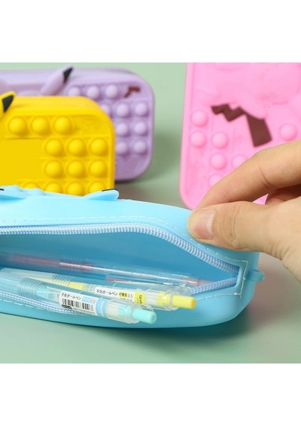 NO.532 Stili Lolede Sevimli Unicorn Dekompresyon Kalem Kutusu Kawaii Kalem Kutusu Öğrenci Kalem Çantası Cartable Scolaire Fille Kırtasiye Okul Öğeleri (Yurt Dışından) indirimleri