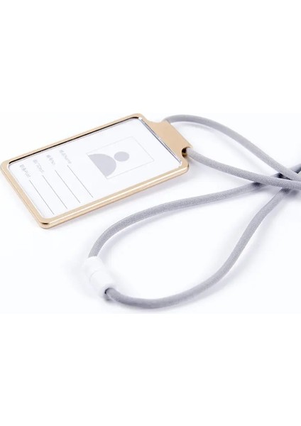 Şerit Mavi Tarzı Alüminyum Alaşımlı Dikey Isim Etiketi Rozet Sahipleri Kordon Ofis Şirket Malzemeleri ile Kimlik Kartı Sahipleri Iş Otobüsü Kart Sahibinin (Yurt Dışından) fırsatları