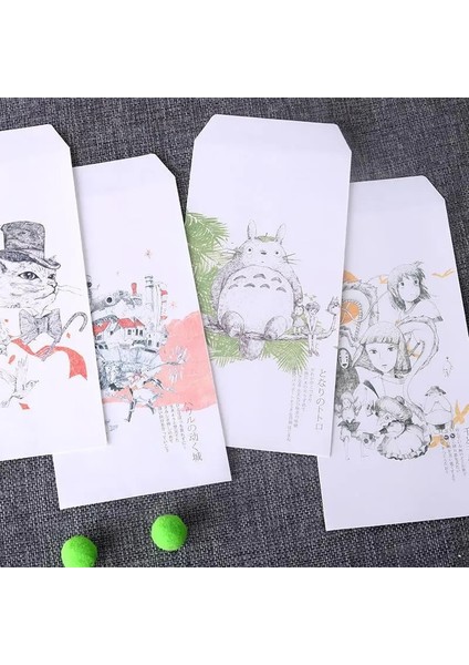 B Tarzı Et Hayao Miyazaki Zarf Ruhların Kaçışı, Komşum Totoro Zarf Mektup Seti Yazı Kağıdı Hediye Kırtasiye (Yurt Dışından) fırsatları