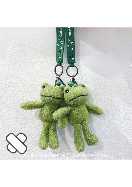 Mini Sevimli Kurbağa Okul Çantası Kolye Anahtarlık Bayanlar Için Yaratıcı Karikatür Peluş Bebek Için Okul Öncesi Çocuklar Için Sırt Çantası Orn (Yurt Dışından)