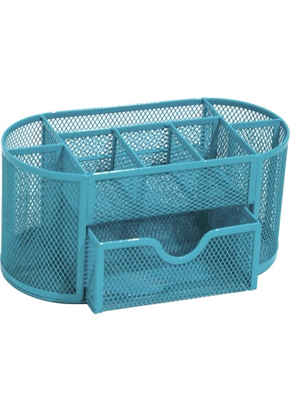 Yeşil Stil Kalem Tutucu 9 Bölmeli Kalem Kutusu Masaüstü Metal Örgü Kırtasiye Malzemesi Çekmeceli Kutu Öğretmen Malzemeleri Organizatör (Yurt Dışından) fırsatları