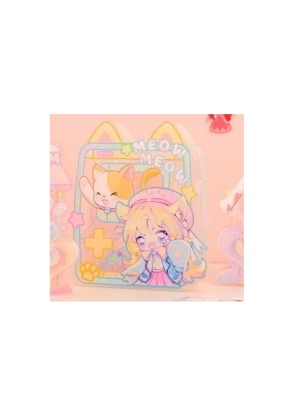 A14 Tarzı Kawaii Sanrio Akrilik Kalemlik Anime Cartooamoroll Mymelody Kuromi Öğrenci Kırtasiye Malzemesi Saklama Kutusu Masaüstü Enkaz Depolama (Yurt Dışından)