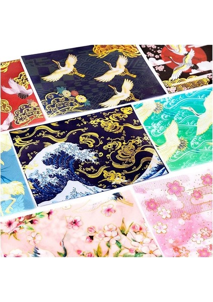 D Stili 3 * Zarf + 3 * Sızdırmazlık Etiketi Bronzlaştırıcı Sülfürik Asit Kağıt Craft Kağıt Zarf Japon Tarzı Zarf (Yurt Dışından)