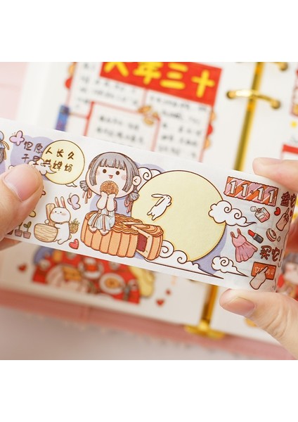 No.7 Tarzı 45MM * 5 M Kawaii Kızlar Günlük Maskeleme Washi Bant Dekoratif Yapışkan Bant Decora Diy Scrapbooking Sticker Etiket Kırtasiye (Yurt Dışından) fırsatları