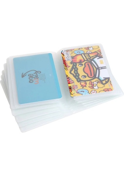 5 x 6sayfa 24CARD Bifold Business Kredi Kartı Için Plastik Cüzdan Ekleme Kartı Yeni Tutar (Yurt Dışından) fiyatları