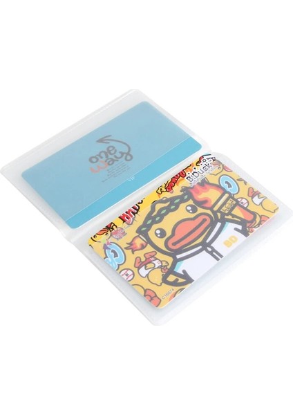 5 x 6sayfa 24CARD Bifold Business Kredi Kartı Için Plastik Cüzdan Ekleme Kartı Yeni Tutar (Yurt Dışından) modelleri