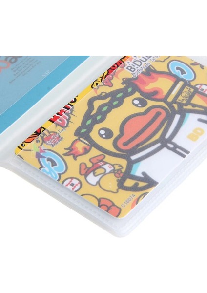 5 x 6sayfa 24CARD Bifold Business Kredi Kartı Için Plastik Cüzdan Ekleme Kartı Yeni Tutar (Yurt Dışından) fırsatları
