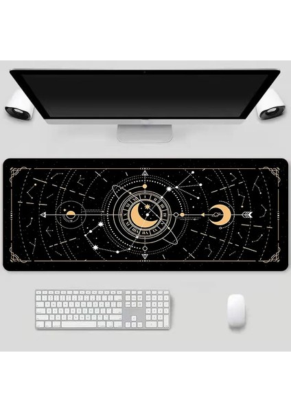 No.6 Stili Sanat Bilgisayar Mouse Pad Oyun Mousepad Sihirli Yıldız Ay Büyük Oyun Halı Mause Pad Pc Sümen Klavye Fare Mat (Yurt Dışından) fiyatları
