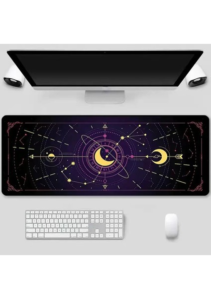 No.6 Stili Sanat Bilgisayar Mouse Pad Oyun Mousepad Sihirli Yıldız Ay Büyük Oyun Halı Mause Pad Pc Sümen Klavye Fare Mat (Yurt Dışından) modelleri