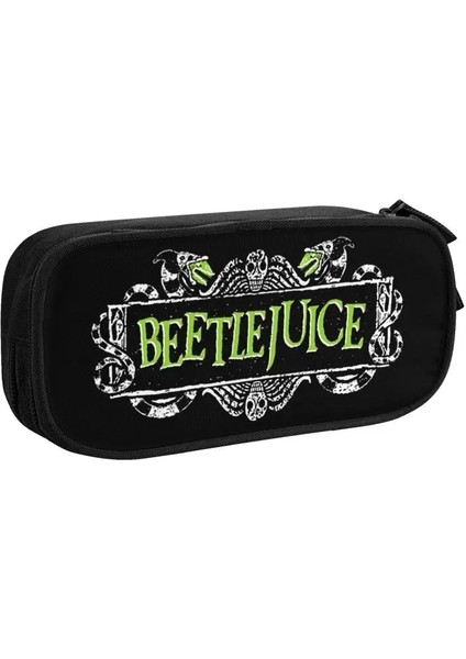 No.20 Tarzı Kore Tim Burton Alfabe Kalem Kutuları Kız Erkek Özel Cadılar Bayramı Gotik Film Büyük Kapasiteli Kalem Çantası Kutusu Kırtasiye (Yurt Dışından)