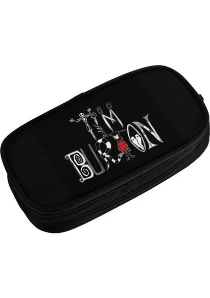 No.20 Tarzı Kore Tim Burton Alfabe Kalem Kutuları Kız Erkek Özel Cadılar Bayramı Gotik Film Büyük Kapasiteli Kalem Çantası Kutusu Kırtasiye (Yurt Dışından) fırsatları
