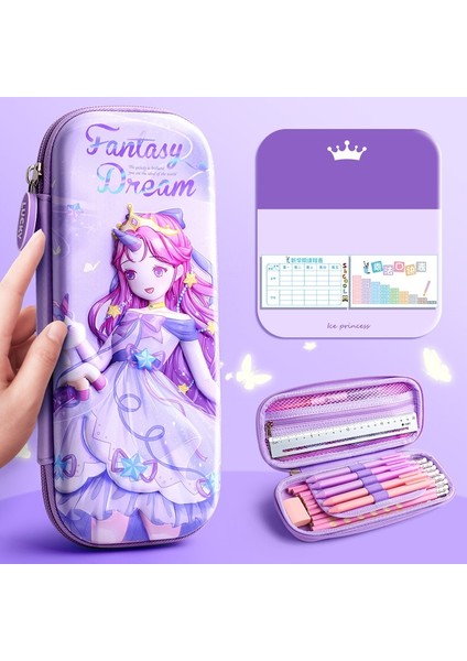 No.8 Tarzı 3D Eva Unicorn Sevimli Kalem Kutusu Karikatür Kırtasiye Kutusu Kalem Saklama Torbaları Büyük Kapasiteli Öğrenci Kalem Kutusu Okul Malzemeleri Hediyeler (Yurt Dışından) fiyatları
