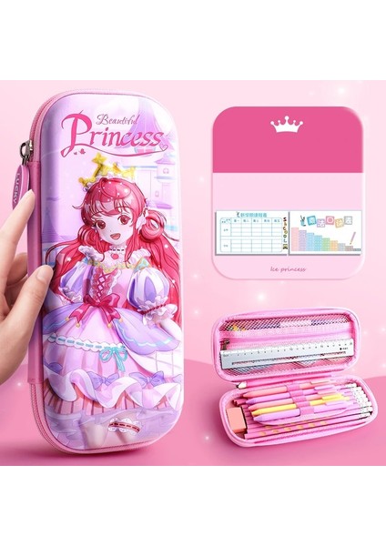 No.8 Tarzı 3D Eva Unicorn Sevimli Kalem Kutusu Karikatür Kırtasiye Kutusu Kalem Saklama Torbaları Büyük Kapasiteli Öğrenci Kalem Kutusu Okul Malzemeleri Hediyeler (Yurt Dışından) modelleri