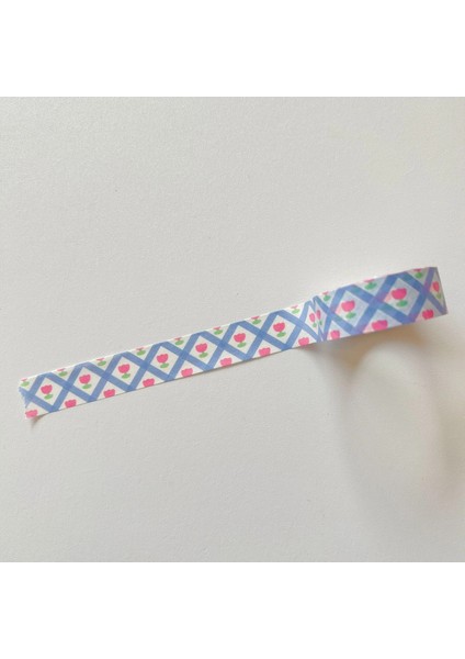 1 Adet B Tarzı K Izgara Kiraz Çiçeği Washi Bant Dekoratif Yapışkan Bant Renkli Maskeleme Bandı Sticker Scrapbooking Dıy Kırtasiye Bandı (Yurt Dışından)