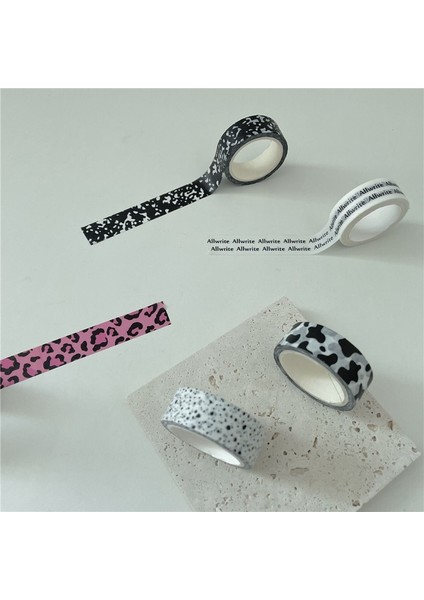 No.5 Tarzı Sevimli Inek Desen Washi Bantlar Deco El Hesabı Albümü Günlüğü Scrapbooking Dıy Maskeleme Bandı Kawaii Kore Kırtasiye Sanat Malzemeleri (Yurt Dışından) modelleri